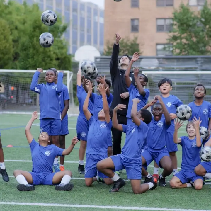 Our favorite sign of spring: outdoor soccer practice. 
