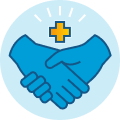Icon representing 100% free programs
