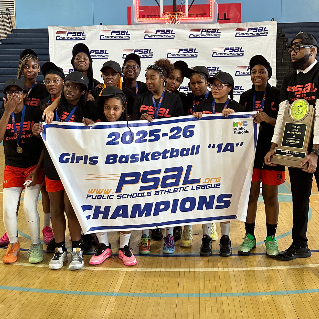 In just our second year in the PSAL conference, our HSLA Harlem Girls Basketball team brought home the championship! This victory proves what happens when hard work meets excellence. See the champions in action!